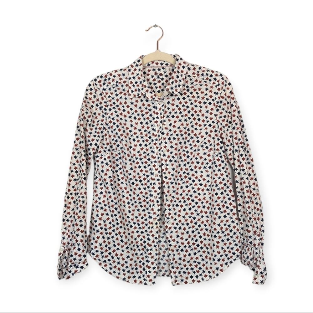 Boden Patriotic Star Modern Classic Button Down Shirt